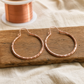 Boucles d'Oreilles Saule | Cuivre