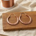 Boucles d'Oreilles Braise | Cuivre