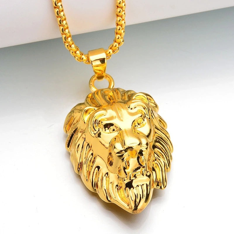 Collier Pendentif Lion Dominion | Or
