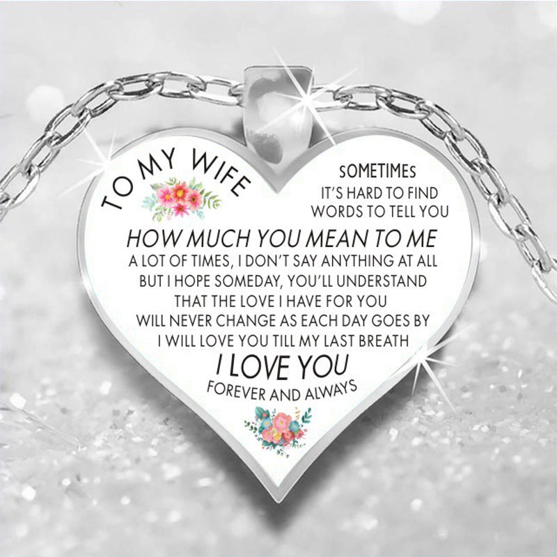Collier Souvenir Mots du Cœur