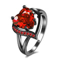 Bague Calindra Rosethorne | Finition Noire