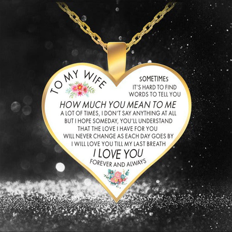 Collier Souvenir Mots du Cœur