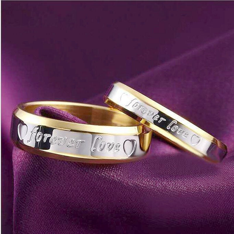 Bague Couple Amour Éternel | Or