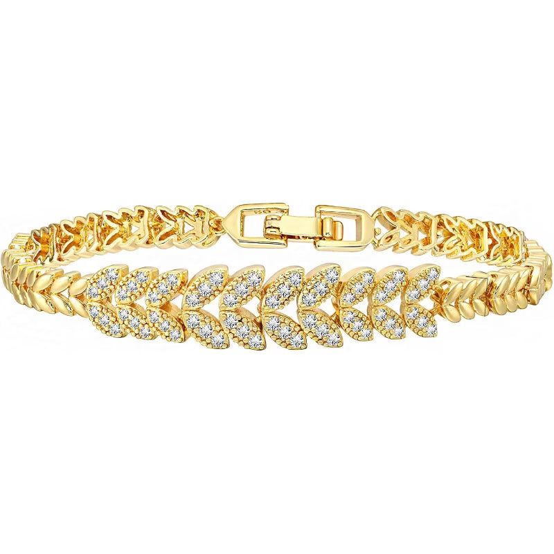 Bracelet Tennis Everleaf | Or