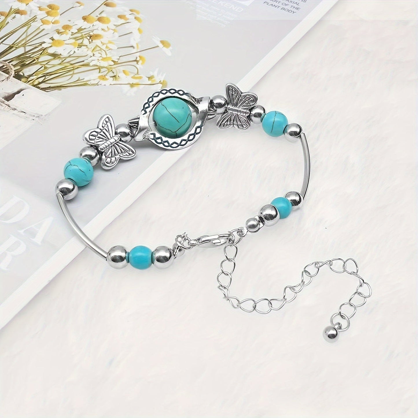 Bracelet Papillon Oasis Dérivant | Or Blanc