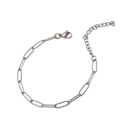 Bracelet Maille Venise | Or Blanc