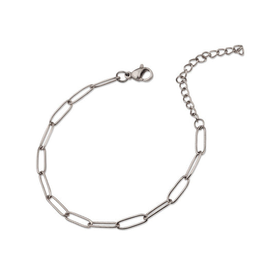 Bracelet Maille Venise | Or Blanc
