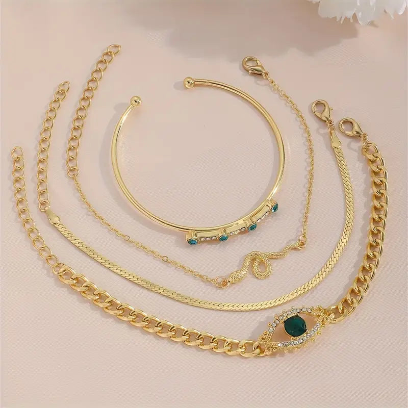 Parure de Bracelets Serpina Veyra | Or