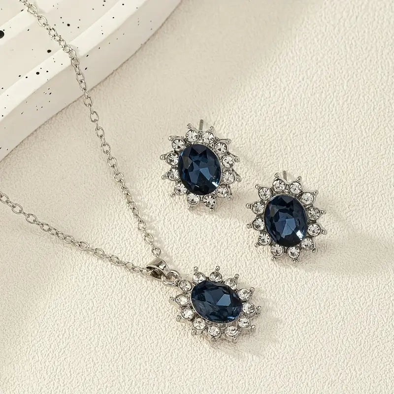 Parure Bijoux Katya Azuryn | Or Blanc