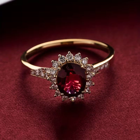 Bague Impératrice Rouge | Or