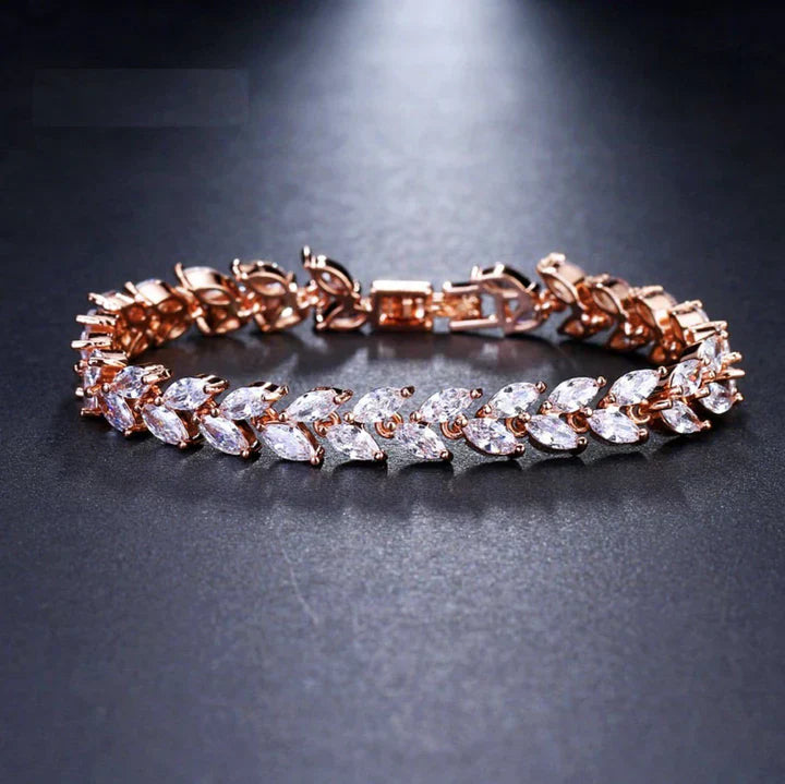 Bracelet Nemorina Foliora | Or Rose