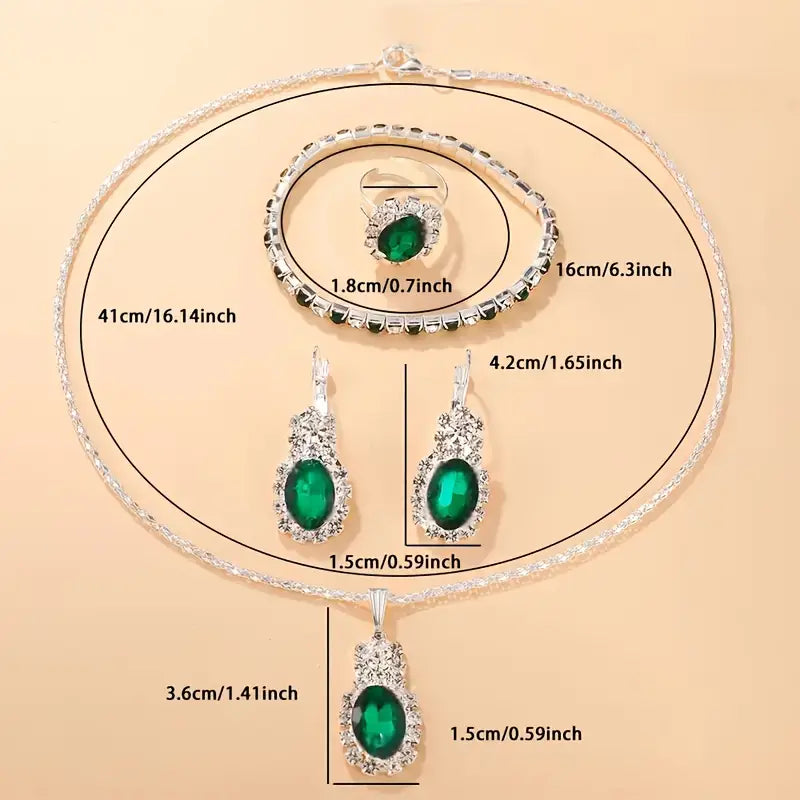 Parure Seloria Grevalyn | Or Blanc