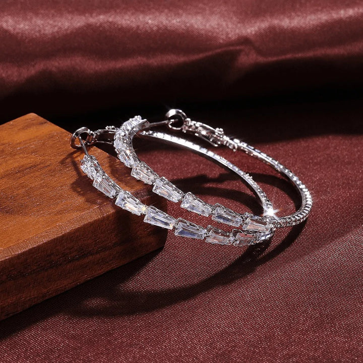 Boucles d'Oreilles Camilla Vestalia | Or Blanc