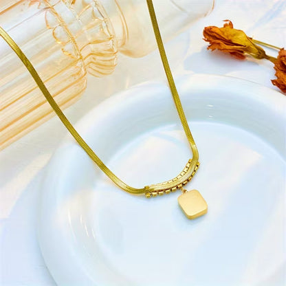 Collier Prisme Émeraude Regalia | Or