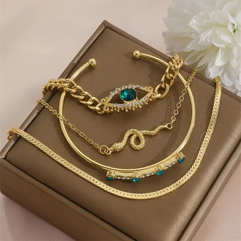 Parure de Bracelets Serpina Veyra | Or