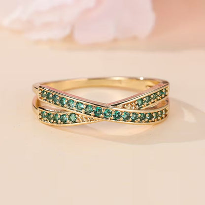 Bague Flow Émeraude | Or