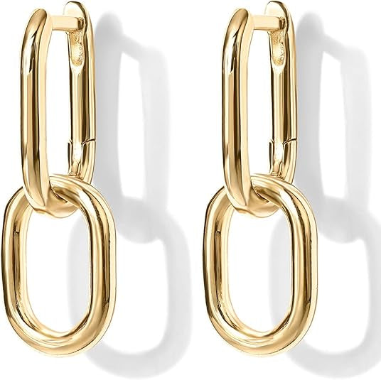 Créoles Maille Pendante | Or