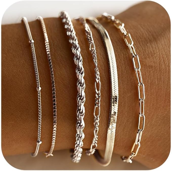 Parure Bracelets Isabella Vernetta | Or Blanc