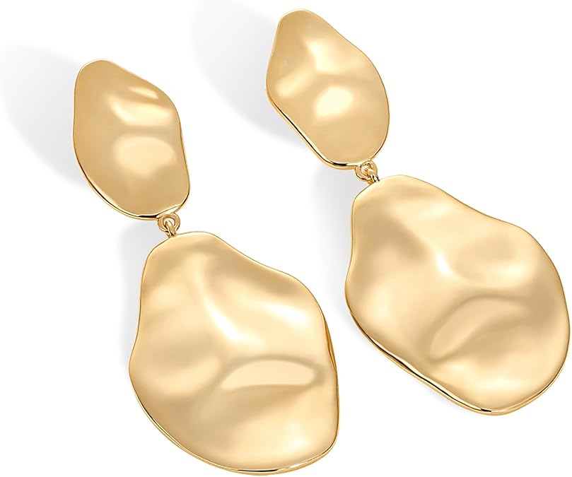 Boucles d'Oreilles Ondulation Vague | Or
