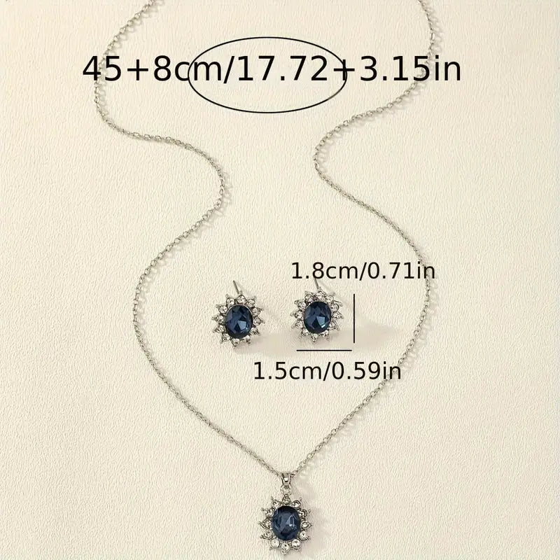 Parure Bijoux Katya Azuryn | Or Blanc