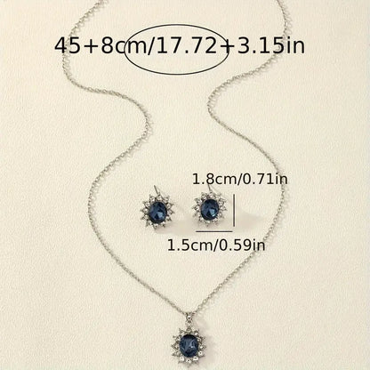 Parure Bijoux Katya Azuryn | Or Blanc
