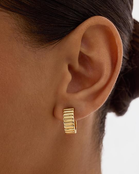 Boucles d'Oreilles Arêtes Classiques | Or