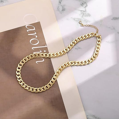 Collier Maille Cubaine Épaisse | Or