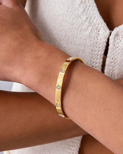 Bracelet Halo Point | Or