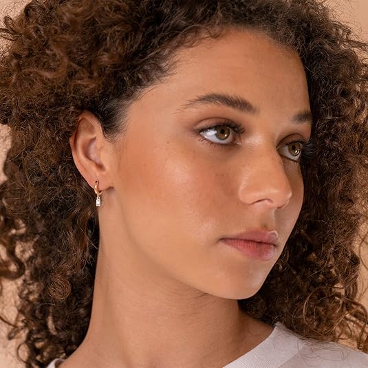 Boucles d'Oreilles Pendantes Barre | Or