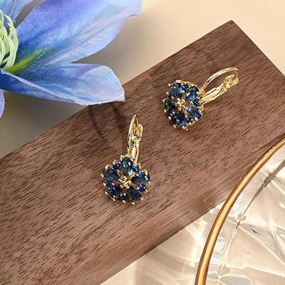 Boucles d'Oreilles Fleur Calina | Or