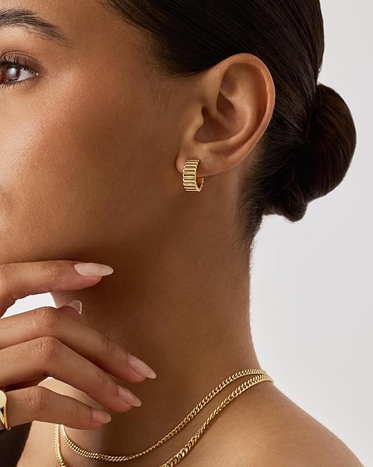Boucles d'Oreilles Arêtes Classiques | Or