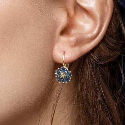 Boucles d'Oreilles Fleur Calina | Or