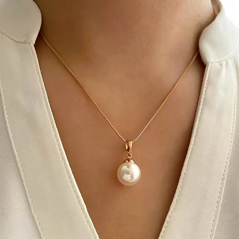 Parure Bijoux Perle Grâce Dorée | Or