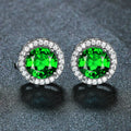 Boucles d'Oreilles Lúcia Verdeal | Or Blanc