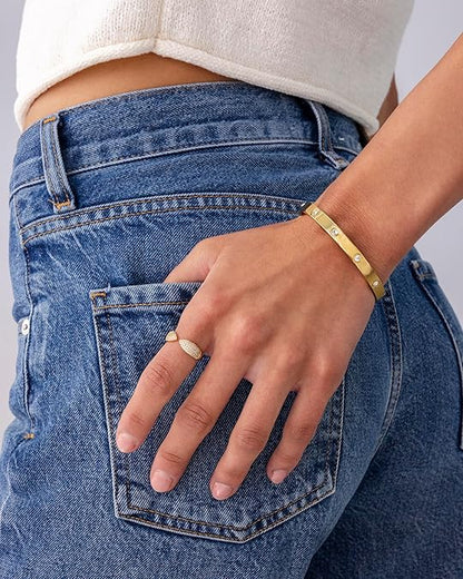 Bracelet Halo Point | Or