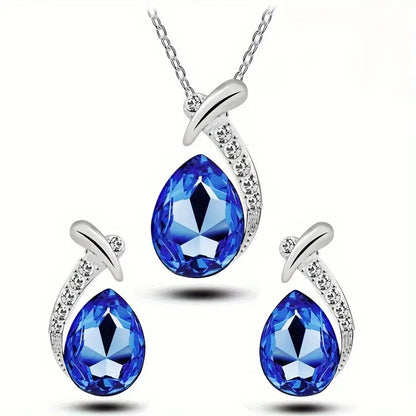 Parure Bijoux Sirène Classique Élégante | Or Blanc