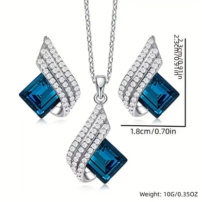 Parure Bijoux Brienne Solazure | Or Blanc