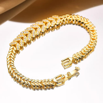 Bracelet Tennis Everleaf | Or
