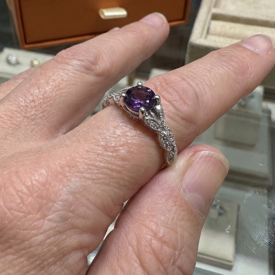 Bague Fougère Amelys | Or Blanc