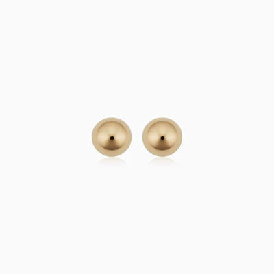 Boucles d'Oreilles Clou Boule | Or