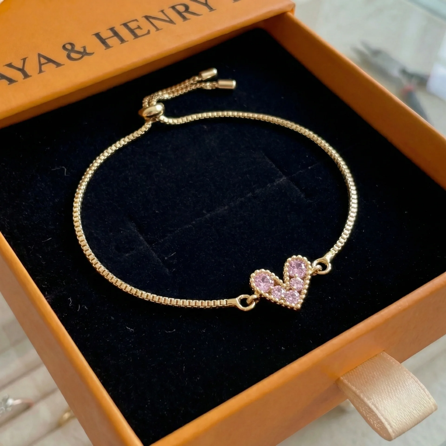Bracelet Amour Blush | Or