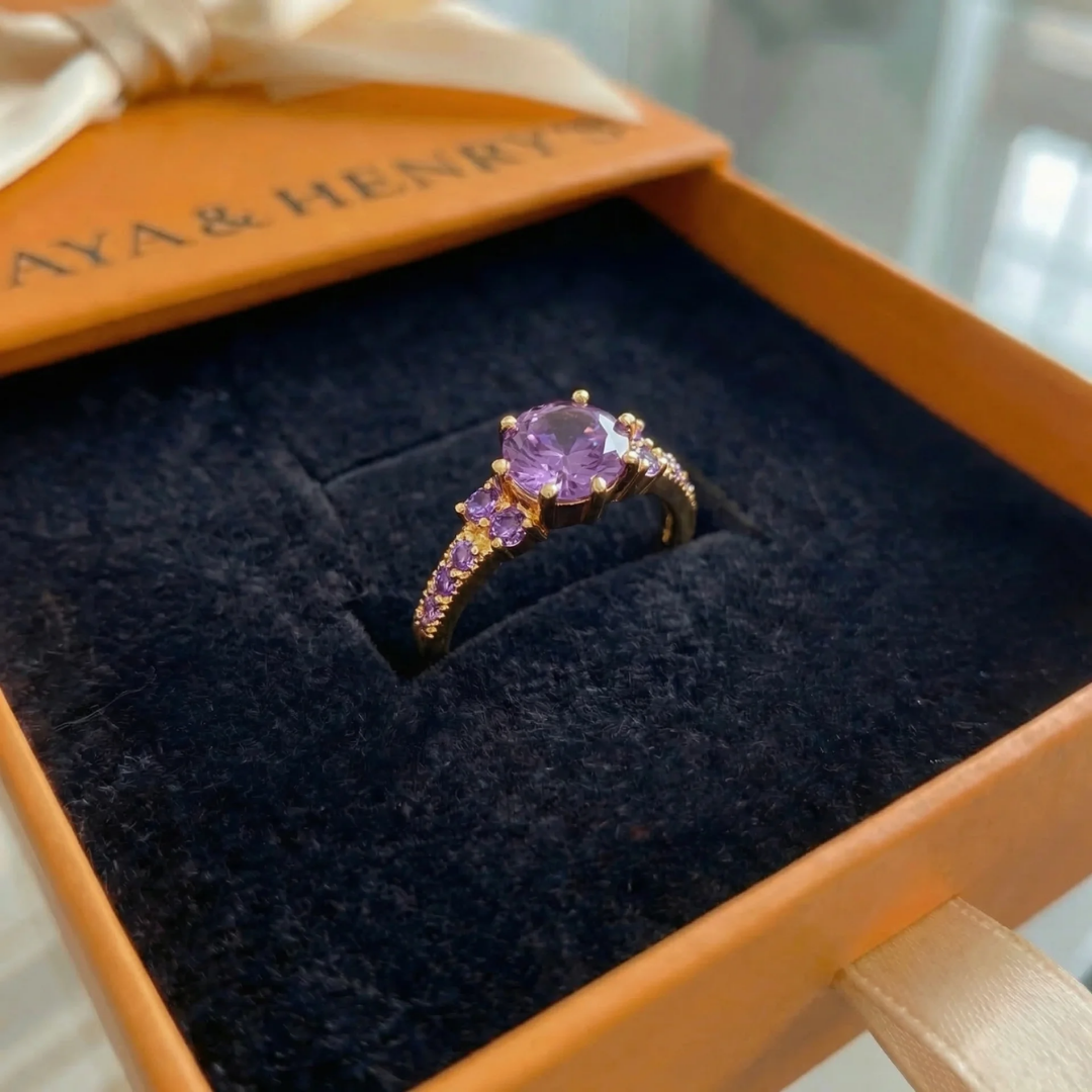 Bague Celia Virelyn | Or Rose