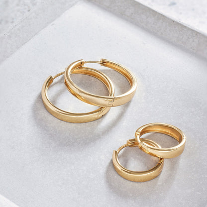 Créoles Gia | Or Blanc