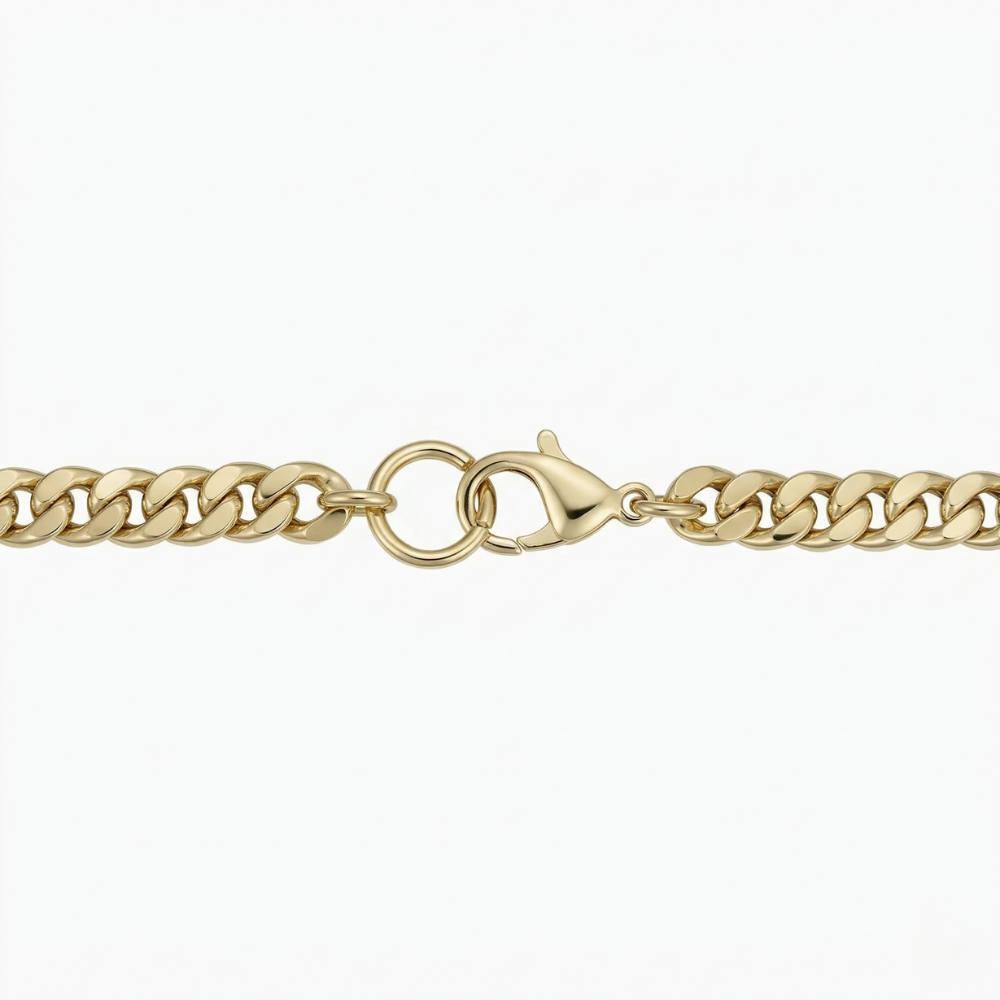 Bracelet Maille Cubaine Vintage | Or