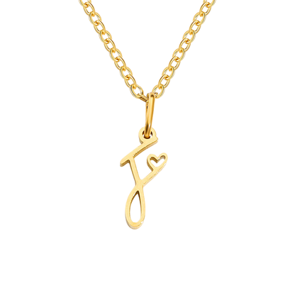 Collier Initiales Cœur | Or