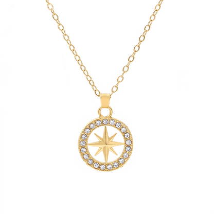 Collier Pendentif Étoile du Nord | Or