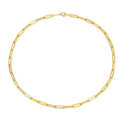 Collier Chaîne Élégante Archen | Or Blanc