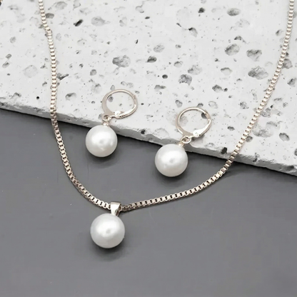 Parure Bijoux Perle Grâce Dorée | Or