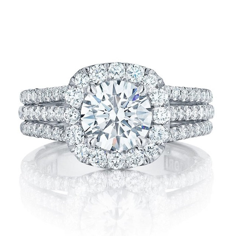 Bague Clarinda Vellori | Or Blanc