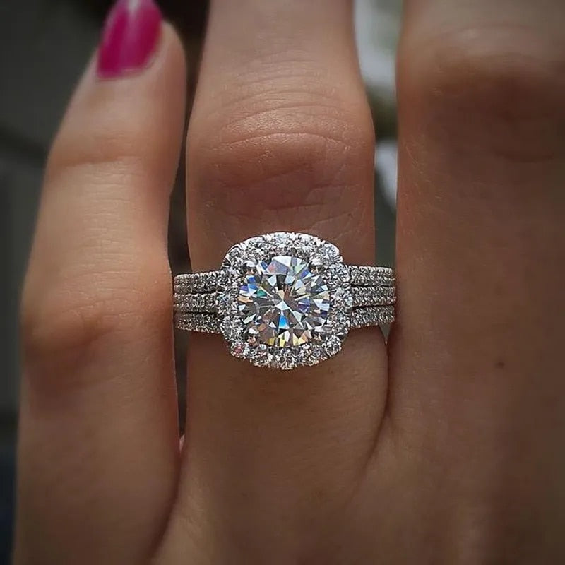 Bague Clarinda Vellori | Or Blanc